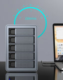 【Free Local Warehouse!】Yottamaster 150W External Hard Drive Enclosure 2.5"3.5" SATA HDD SSD Enclosure RAID Hard Drive Storage