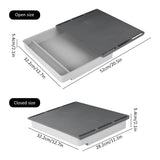 Under Desk Drawer Self-Adhesive Stationery Storage Box Multifunctional Hidden Under Desk Organizer for Home Kitchen Office Table