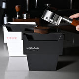 KACACAO Coffee Knock Box Espresso Grounds Container Dump Bin Bucket Anti Slip Powder Beveled Residue Barista Accessories Tools