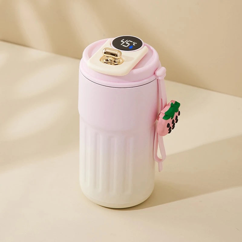 Smart Temp Display Stainless Steel Tumbler Thermal Mug Vacuum Insulated Coffee Cup Travel Thermos Cups Hot Water Bottle for Tea