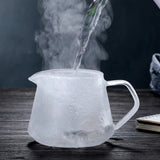 300ml/400ml/500ml/650 Coffee Pot High Temperature Resistant Glass Sharp-mouthed Hand Punch Sharing Pot Household Drip Coffee Pot