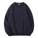 Autumn O-Neck Cotton Women's Sweatshirt Hoodies Basic Loose Casual Women Pullover Solid Sweatshirt Ladies Tops Factory Wholesale