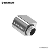 BARROW G1/4" Mini 90 Angled 360 ° Rotating Offset Adapter 21MM Height,DIY Computer Water Cooling Build Fittings,TWT90-M