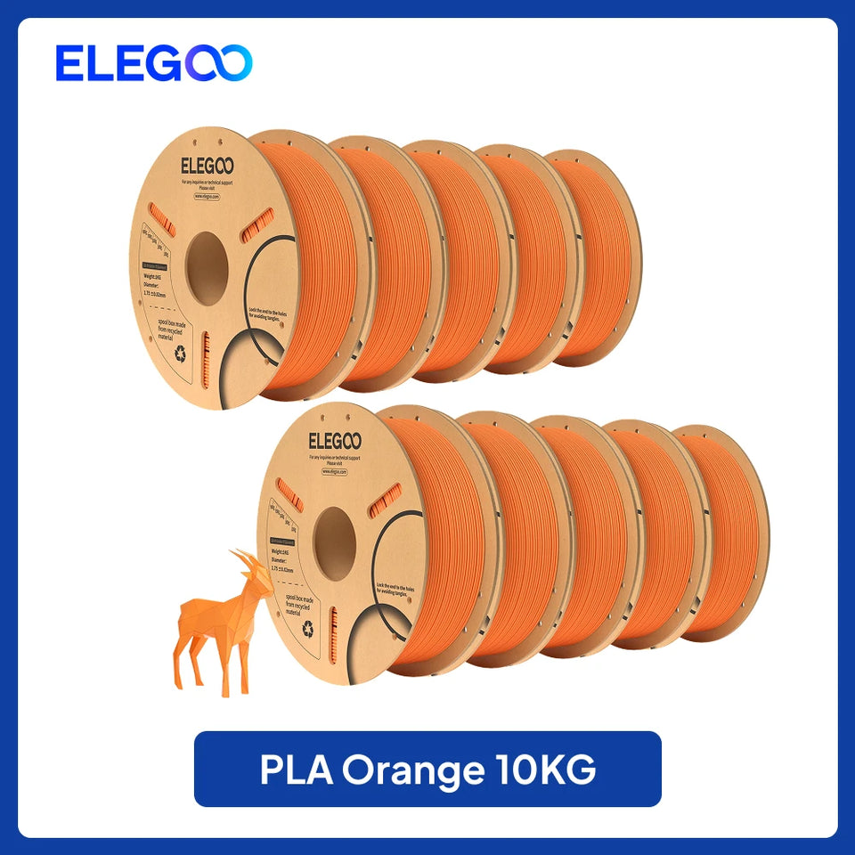 ELEGOO 2KG/4KG/5KG/10KG 1.75mm PLA Filament Plastic 3D PLA for EU US