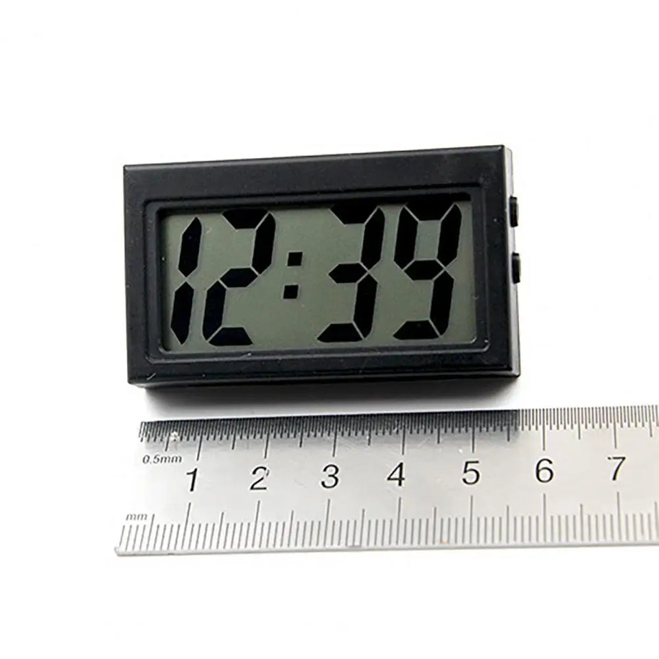 Electronic Clock Car Dashboard Student Exam Study Mini LCD Display Large Screen Table Desk Digital Clock Home