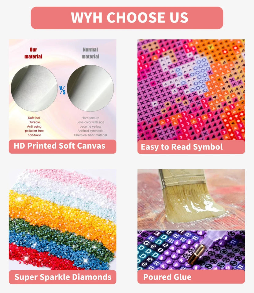 Magic Witch Girl Diamond Painting 5D DIY Art Mosaic Embroidery Bathroom Decor Cross Stitch New Arrivals Adult Gift Offers Large