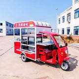 Multifunctional Food Truck Trailer Three-wheeled Electric Vehicle High Quality Mobile Dining Car Customizable Food Truck Machine