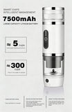 Outdoor camping portable capsule coffee machine, 3-in-1 multi-functional espresso machine with built-in wireless milk frother.