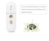 Mini Portable Humidifier Nano Mister Facial Steamer Device Beauty Spray Hydrating Apparatus Cold Spray Apparatus Rechargeable
