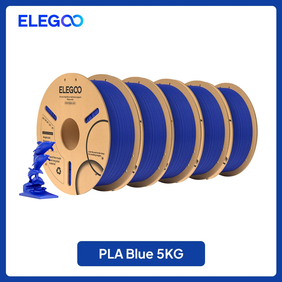 ELEGOO 2KG/4KG/5KG/10KG 1.75mm PLA Filament Plastic 3D PLA for EU US