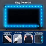 RGB 5050 LED Strip Lights Remote App Control TV Backlight Flexible Ribbon Tape USB 5V Led Light for PC Gaming Room Decoration