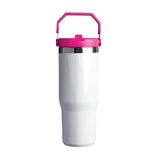 30OZ Sublimation Blank Tumbler Double Wall Stainless Steel Car Cup Coffee Mug Sublimation Water Bottle Vacuum Thermos Bottle