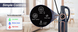 Steam Mop Cleaner with Rotating Mop Pad 10 in 1 Lightweight Spin Mop 1300W Powerful Floor Steamer for Home Hardwood Laminate VM6