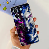 For Xiaomi Redmi Note 13 4G Case Cute Cat Butterfly Cover Soft Silicone Phone Case For Redmi Note 13 Pro Plus Note13 Full Bumper