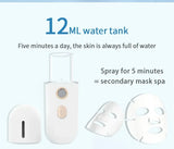 Mini Portable Humidifier Nano Mister Facial Steamer Device Beauty Spray Hydrating Apparatus Cold Spray Apparatus Rechargeable