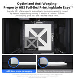 ANYCUBIC ABS Filament 3D Printing PLA Impact Resistance Temperature Resistance 3D Printer Filament For Kobra 3 Max S1C
