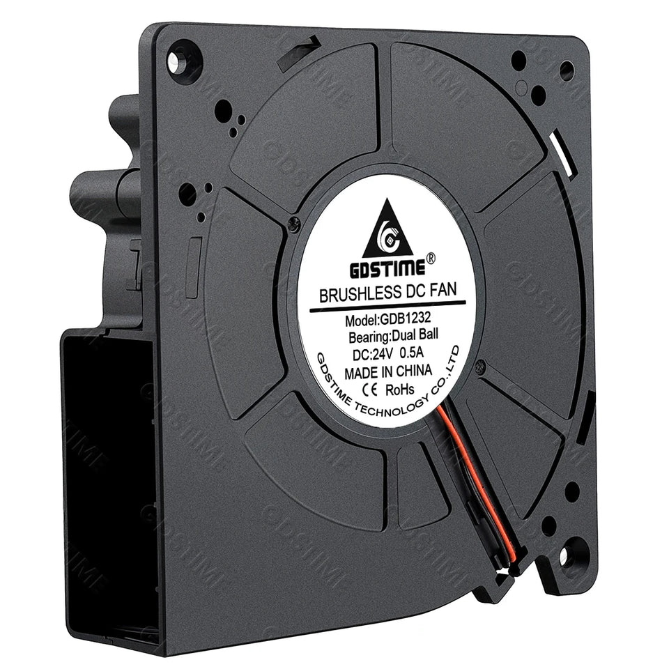 Gdstime 12032 Fan 24V 12V 5V 120MM Blower Fan 4PIN USB Radial Cooling Fan 120x32mm Turbo Blower Cooler Ball Small Fan PWM PC Fan