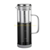 Elegant Borosilicate Glass Cold Brew Coffee Carafes Practical Cold Brew Coffee Machine with Flavor Extraction top sale