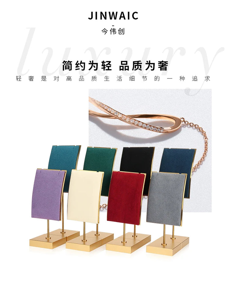 Cool Jewelry Shop Window Show Props Necklace Display Shelf Pendant Show Stand Women Jewelry Organizer
