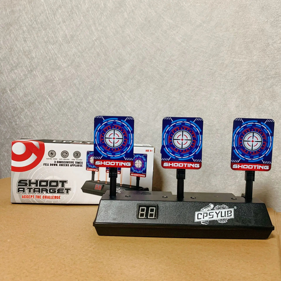 Electronic Scoring Target Moving Shooting Training Electric Soft-bullet Gun Toy Target Battle Practice Target Automatic Reset