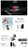 NITECORE NB10000 Gen4 10000mAh 9V Carbon Fiber Power Bank 22.5W Fast Charge Mobile Outdoor Powerbank IPX7 Dual USB-C