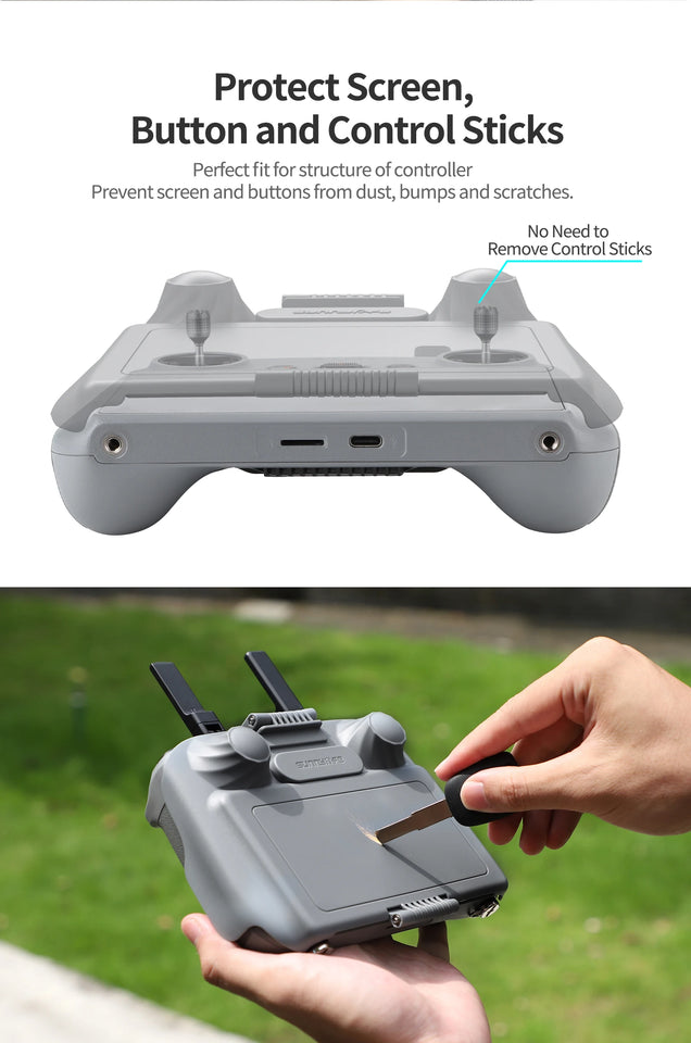 Screen Protector Shell For DJI RC/RC 2 Control Sunshade Silicone Protection Case For DJI Lito/Air 3S/Neo/Mavic 3/Mini 5 4 Pro