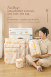 Cartoon Bear Laundry Bag Cute Print Washing Bag For Washing Machine Washroom Organize Dirty Clothes Storage Pouch Laundry Bags