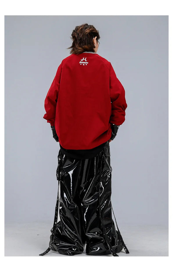 Boys Hip Hop Sweatshirt Shiny Vest Street Dance Cargo Pants Girls K-pop Clothes Set Kid Hip Hop Jazz Costume Children Streetwear