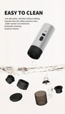 Wireless Electric Portable Espresso Coffee Machine For Car & Home Camping Coffee Maker Capsule Powder Travel