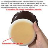Squishy Simulated Cake Squeeze Toy Stress Relief Slow Rising Sensory Fidget Toys for Anxiety ADHD Autism Kids Adults ASMR Fun