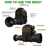 Tactical FAST Helmet NVG Night Vision Device, Hunting Riflescope IR Night Vision, Outdoor CS Shooting Training Sight Digital Cam
