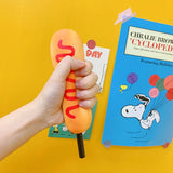 New Squishy Antistress Toys Ice Cream Hot Dog Dinosaur Slow Rising Pen Soft Squeeze Pen Stress Relief Toy Christmas Gifts
