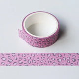1.5cm x 3m Korean Sweet Cool Washi Tape Star Glasses Leopard Print Polka Dot DIY Journal Collage Decorative Tape Roll