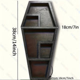 A Wooden Coffin Rack Basket Suitable For Crystal Display, With Gothic Wall Decoration, Suitable For gift,Suitable for decorating
