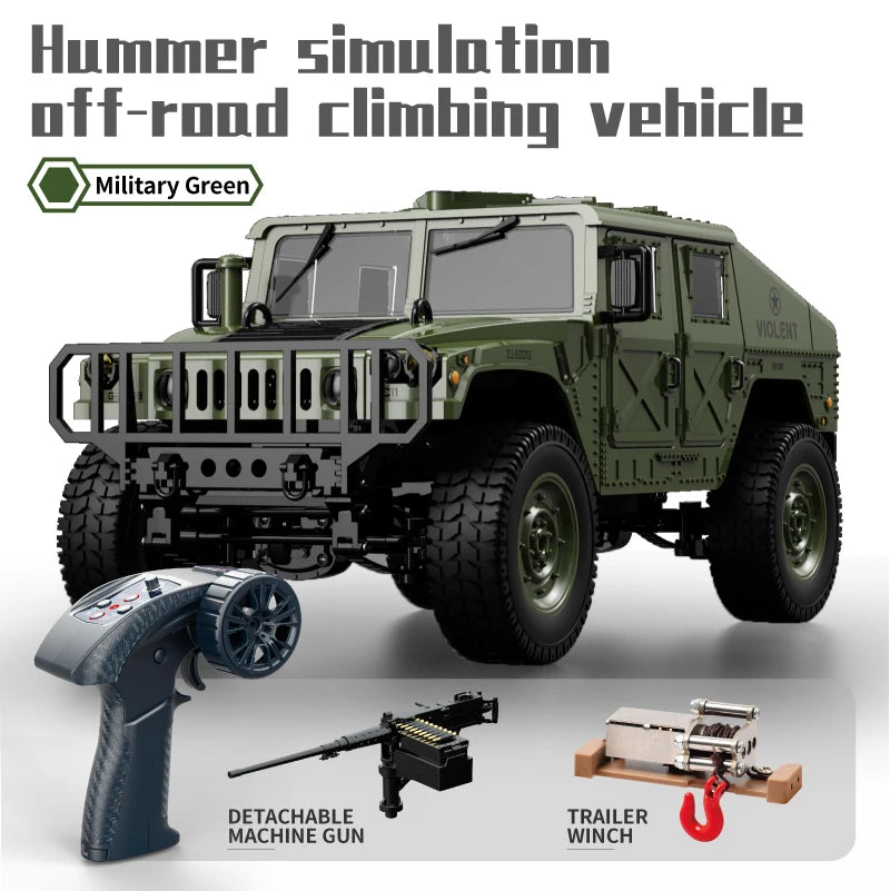 New JJRC C8835 RC Car Simulation 4x4 All-terrain RC Off-road Climbing Car Electric Remote Control Car Model with Light Toy Gift