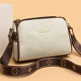 Luxury Kangaroo New Genuine High Quality Soft Leather Women Purses Cofrossbody Bag Designer Brand Ladies Shoulder Crossbody Bags