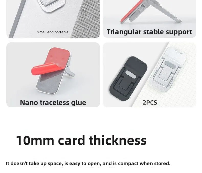 Desktop Riser Portable Foldable Laptop Stand Plastic Feet Hidden Keyboard Mini Adjustable Support Holder for Notebook