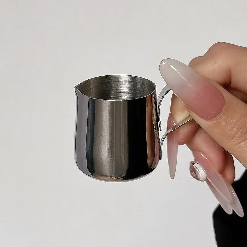 12.5/30ml Mini Coffee Milk Frothing Jug Latte Art Milk Frother Pitcher Stainless Steel Measurement Jug Pot Coffee Accessorie