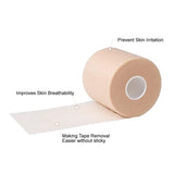 4/6 Pieces Foam Underwrap Sports Tape Pre Wrap Athletic Tape  Bandage for Ankles Wrists Hands Knees