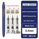 Uni-ball ZENTO Click Gel Pen,0.38/0.5/0.7mm Various Colors Water-based pen With Ergonomic Grip Smooth Writing for School&Office