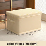 Clothes Storage Box Household Large-capacity Wardrobe Snacks Toys Layered Finishing Artifact Folding Storage Box Basket with Lid