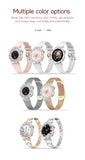 LIGE New 1.19inch AMOLED Fashion Ladies Smart Watch Bluetooth Call Sports Bracelet Women’s Health Waterproof Diamond Smartwatch