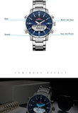 KAT-WACH Men Quartz Wrist Watch  2024 High Quality Luxury  Original Waterproof Digital Watches