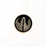for Barista Vintage Rose Tea Latte Americano Pines Coffee Machine Mini Coffee Bean Badge Jewelry Coffee Collection Enamel Pins