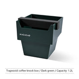KACACAO Coffee Knock Box Espresso Grounds Container Dump Bin Bucket Anti Slip Powder Beveled Residue Barista Accessories Tools