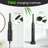 Fairywill Electric Toothbrush T2233Powerful Rotation Cleaning 4 Replacement Heads Rechargeable Sonic Toothbrush for Adults