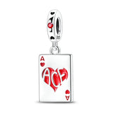 Red Series 925 Sterling Silver Koi Firecracker Dragon Heart Mushroom Coffee Machine Charm Fit DIY Bracelet Necklace Niche Gifts
