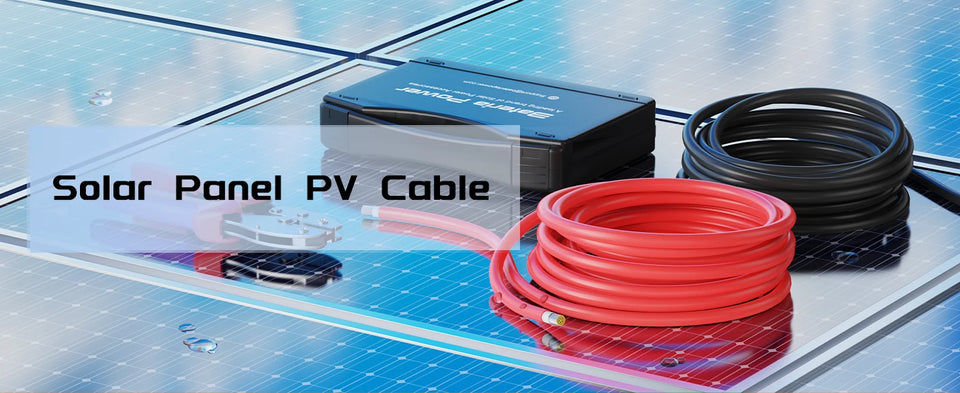 US Stock 10AWG Solar Extension Cable 100m 50m 6mm2 IP67 Waterproof Solar Power Cable Red Black For PV Panel Connection Home Boat
