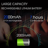 Aroma AG-04 Guitar Amp, Rechargeable Wireless Mini Electric Guitar Amplifier,Portable Amp with Clean and Overdrive Effects