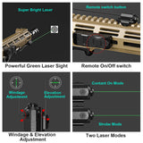 7004 charging mode, equipped with a green laser sight with mouse tail aiming assist function